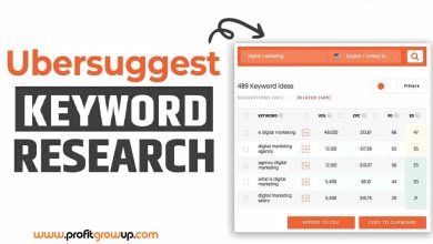 Ubersuggest Keyword Research